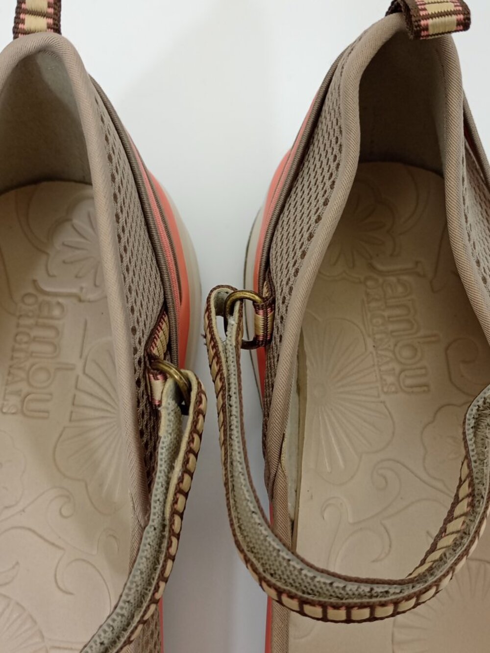Jambu Taupe Pink Mary Jane Comfort Walking Shoes Size 8M - Picture 5 of 13